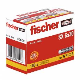 Νάυλον Βύσμα SX 6X30  Fischer 70006 100τεμ