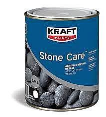 Βερνίκι Ακρυλικό Πέτρας Διάφανο Stone Care 750ml Kraft